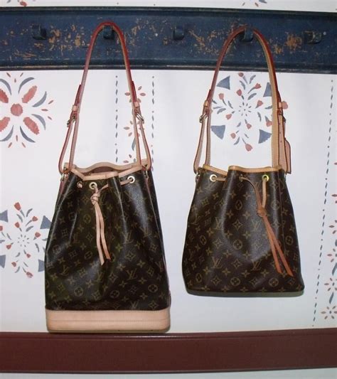 difference between petite and large noe louis vuitton|louis vuitton mini noe size.